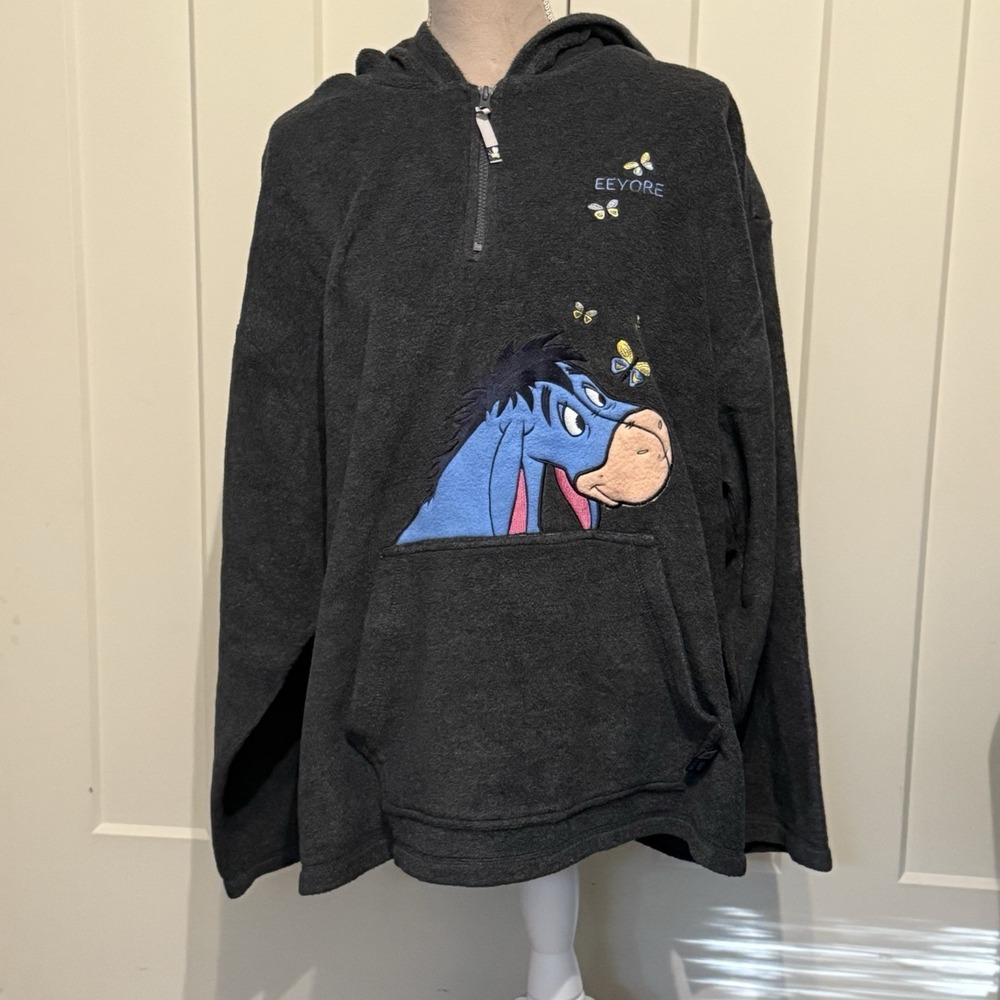 100 Acre Collection Eeyore Women's  XL Hoodie Sweatshirt Winnie the Pooh